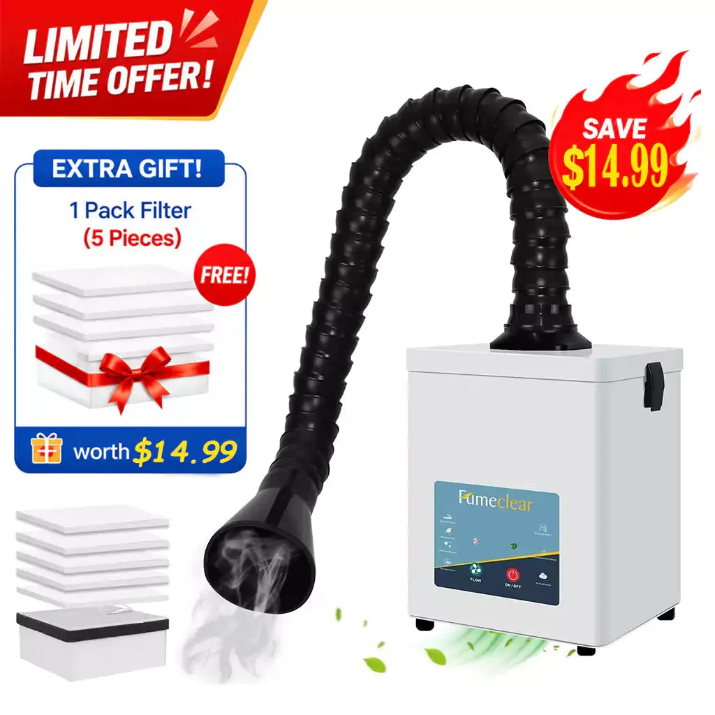 Fumeclear® FC-2001A Fume Extractor for Soldering