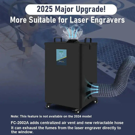 Fumeclear® FC-2002A Laser Fume Extractor for 10W to 20W Laser Engraver fumeclear fumeclear