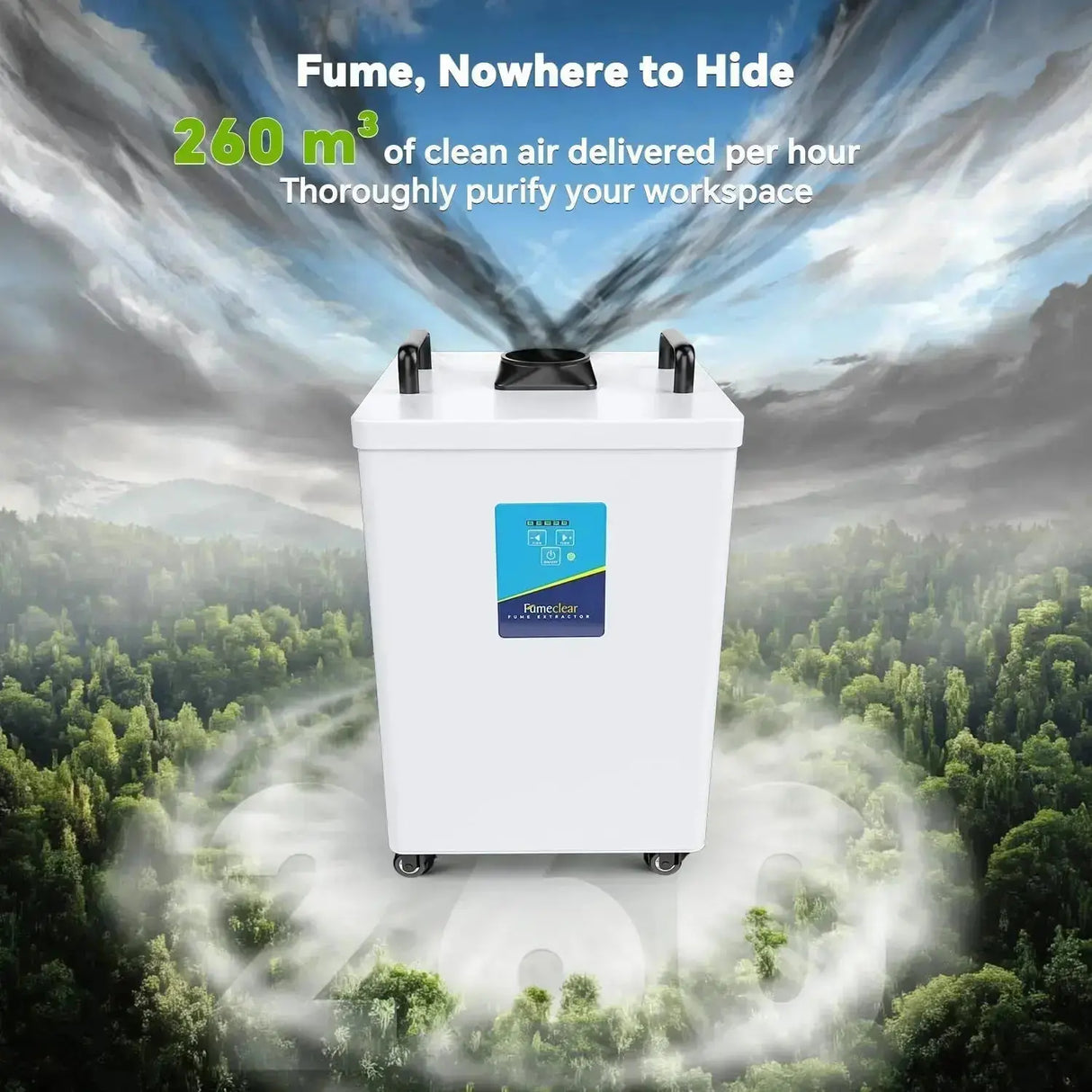 Fumeclear® FC-2002 Smoke Extractor for Soldering & Small Laser fumeclear fumeclear