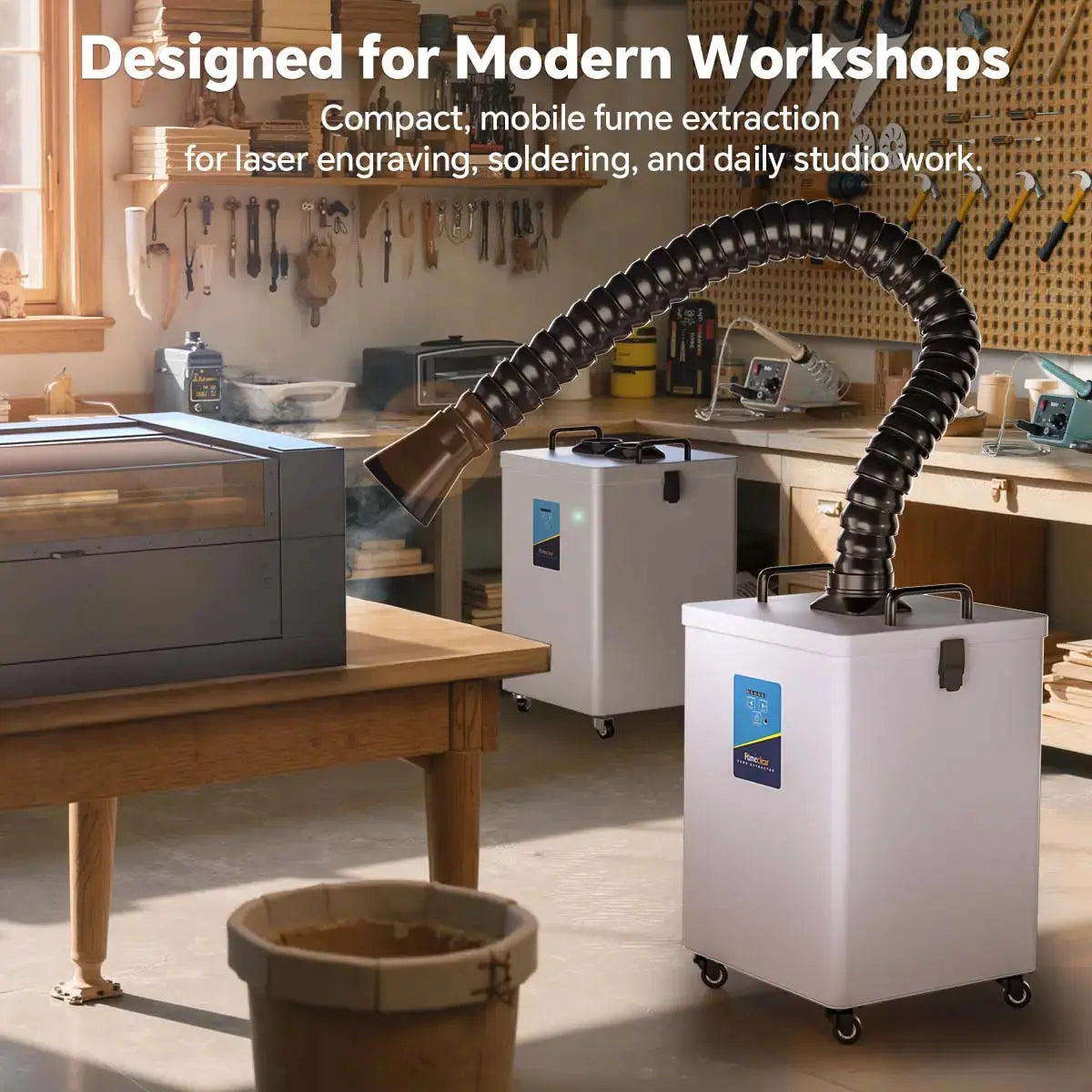 Fumeclear® FC-2002 Smoke Extractor for Soldering & Small Laser fumeclear fumeclear