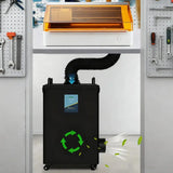 Fumeclear® Solder Fume Extractor with Exhaust for S1, D1 Pro 10W to 20W Laser Engraver FC-2002A fumeclear fumeclear
