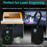 Fumeclear® FC-2002A Laser Fume Extractor for 10W to 20W Laser Engraver fumeclear fumeclear