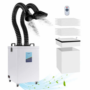 Fumeclear® FC-2003 Portable Welding Fume Extractor with Dual-Port fumeclear fumeclear