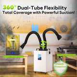 Fumeclear® FC-2003 Portable Welding Fume Extractor with Dual-Port fumeclear fumeclear