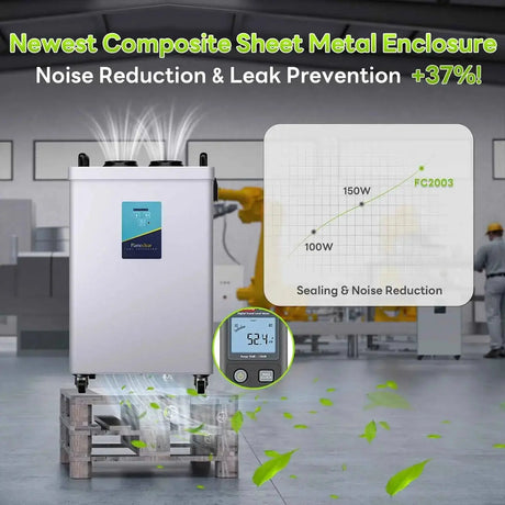 Fumeclear® FC-2003 Portable Welding Fume Extractor with Dual-Port fumeclear fumeclear