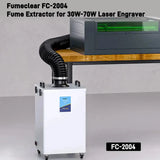 Fumeclear® FC-2004 Fume Extractor for Laser Engraver 30W to 70W fumeclear fumeclear
