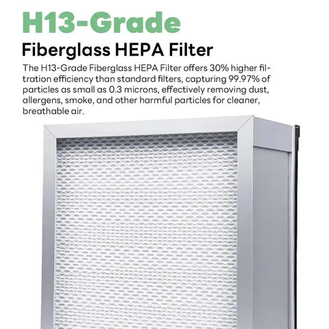 Fumeclear FC-350 H13-grade fiberglass hepa filter