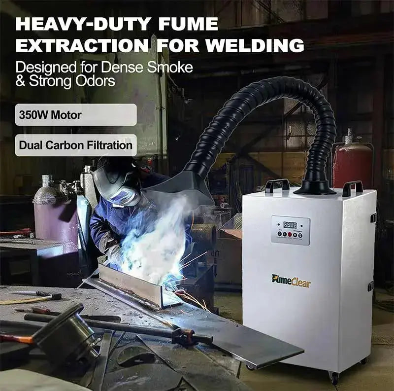Fumeclear fc 350 fume extractor for heavy duty fume extractor for welding