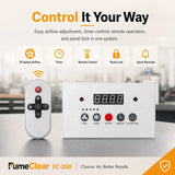 Fumeclear® FC-350 350W Laser Fume Extractor for Welding, Laser Engravers, Cutting
