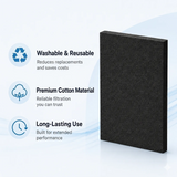 FUMECLEAR FC-350 Washable Pre-Filter made of premium cotton material, washable reusable long lasting air purifier filter