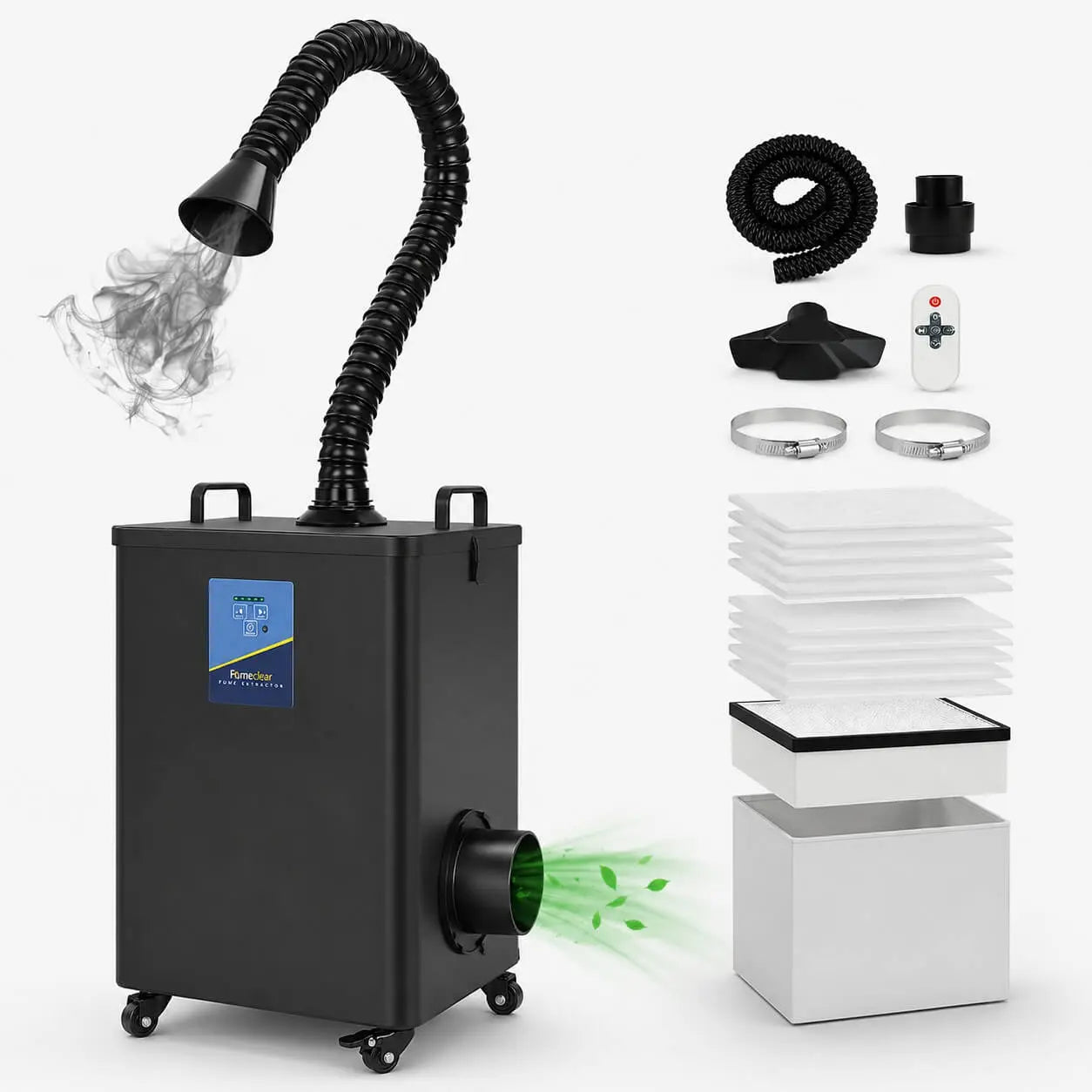 ® Laser Fume Extractor Exhaust F1 S1 M1 F2 D1 Pro 10W to 40W Laser Engraver FC 2002A