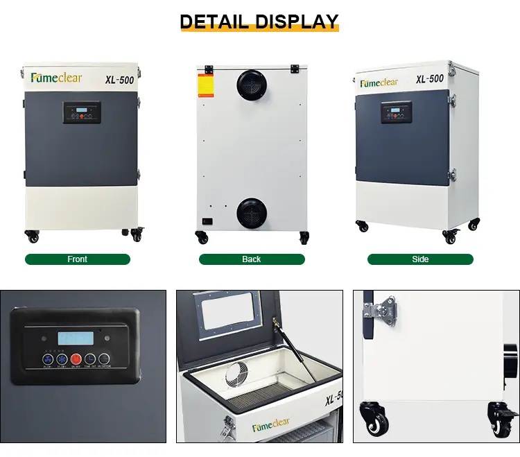 Fumeclear® XL-500 Industrial Fume Extractor for Laser fumeclear fumeclear