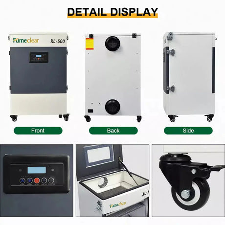 Fumeclear® XL-500 Industrial Fume Extractor for Laser fumeclear fumeclear