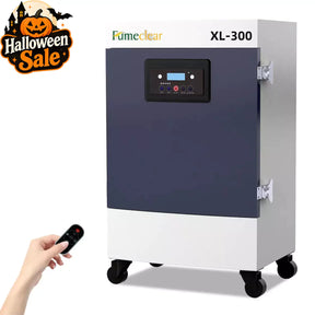 Industrial Laser Fume Extractor System – 265 CFM, Quiet, Long-Lasting Filters, Remote Control fumeclear fumeclear