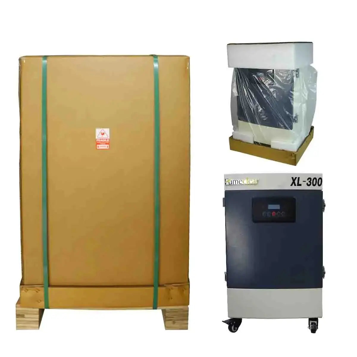 Industrial Laser Fume Extractor System – 270 CFM, Quiet, Long-Lasting Filters, Remote Control fumeclear fumeclear