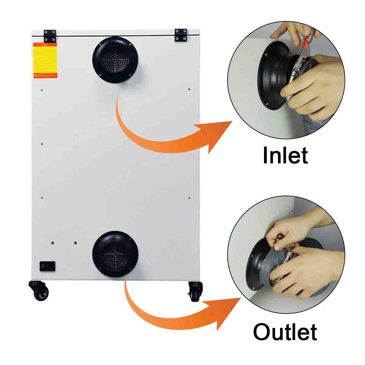 Industrial Laser Fume Extractor System – 270 CFM, Quiet, Long-Lasting Filters, Remote Control fumeclear fumeclear