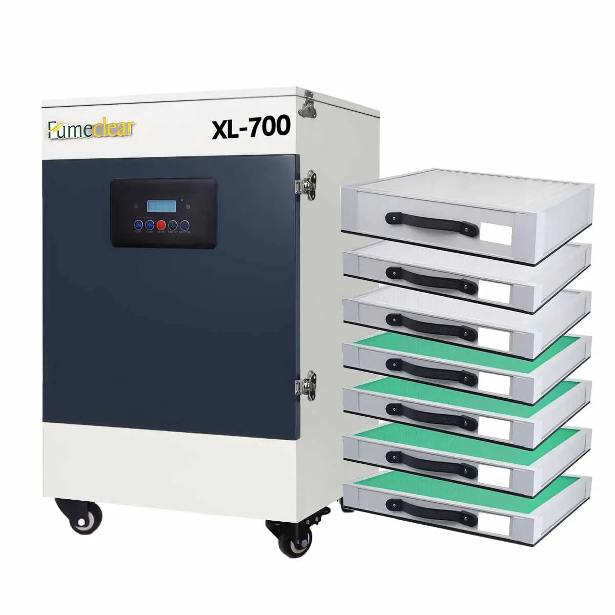 Industrial Laser Fume Extractor XL-700 for Heavy Smoke & VOCs fumeclear fumeclear