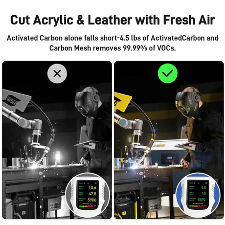 Industrial Laser Fume Extractor XL-700 for Heavy Smoke & VOCs fumeclear fumeclear