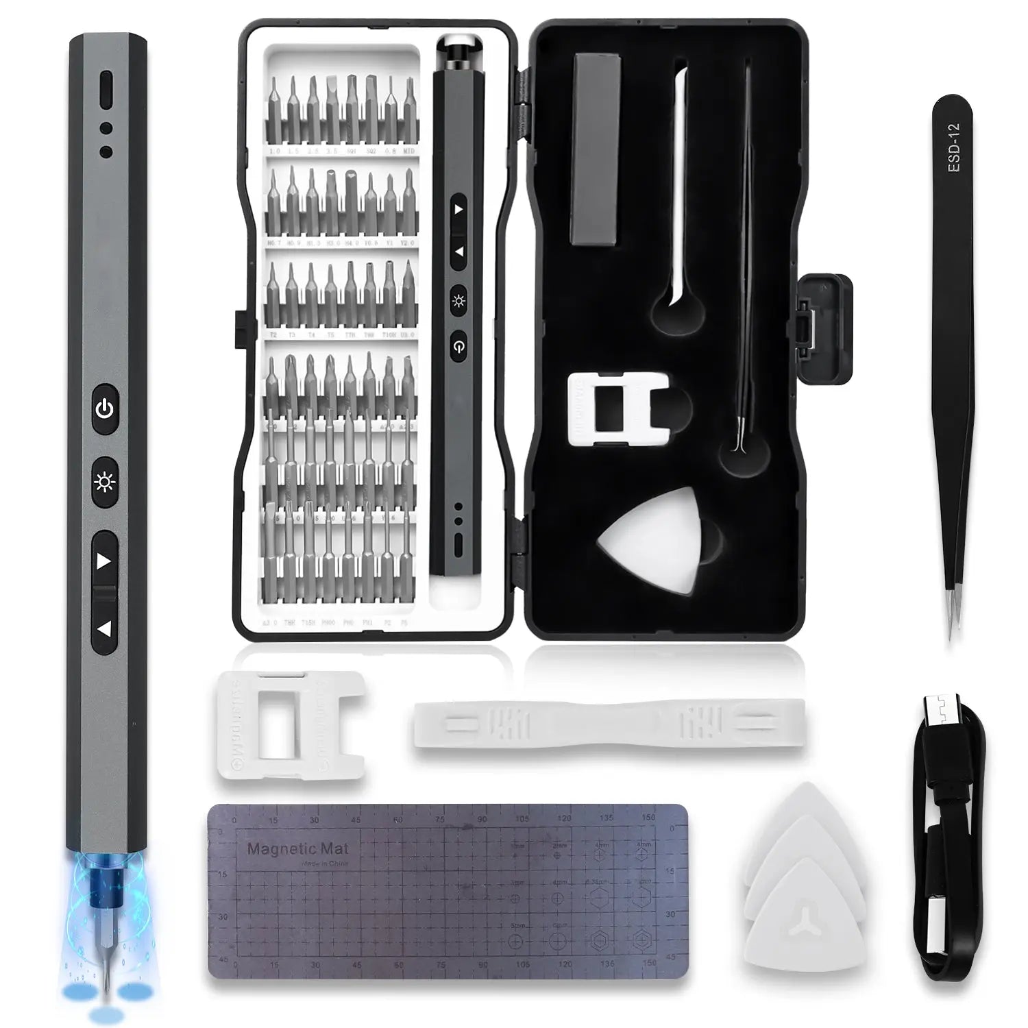 Mini Electric Screwdriver 55 1 Electronics Phone Camera Laptop Watch ES 55