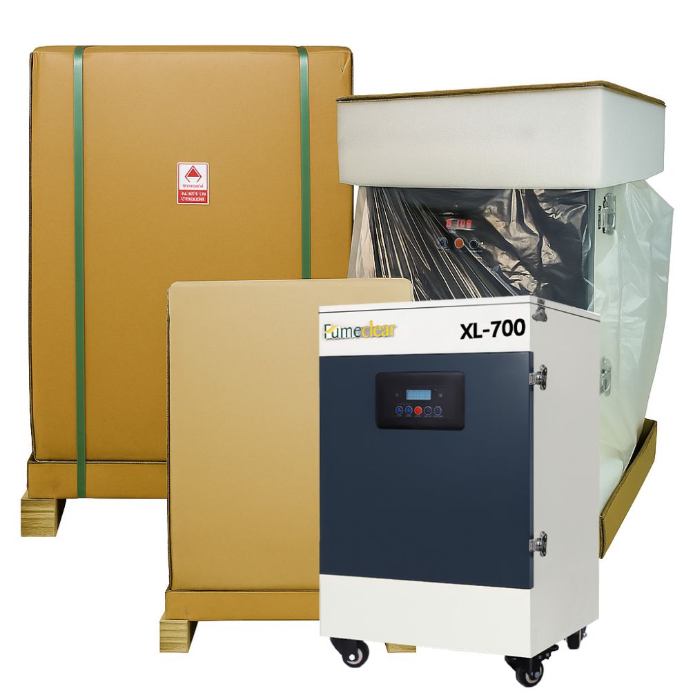 Industrial Laser Fume Extractor XL-700 for Heavy Smoke & VOCs