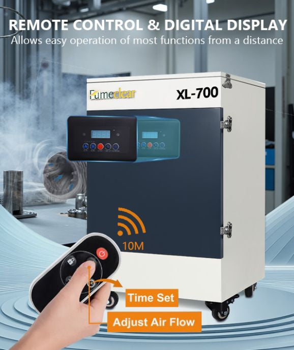 Industrial Laser Fume Extractor XL-700 for Heavy Smoke & VOCs
