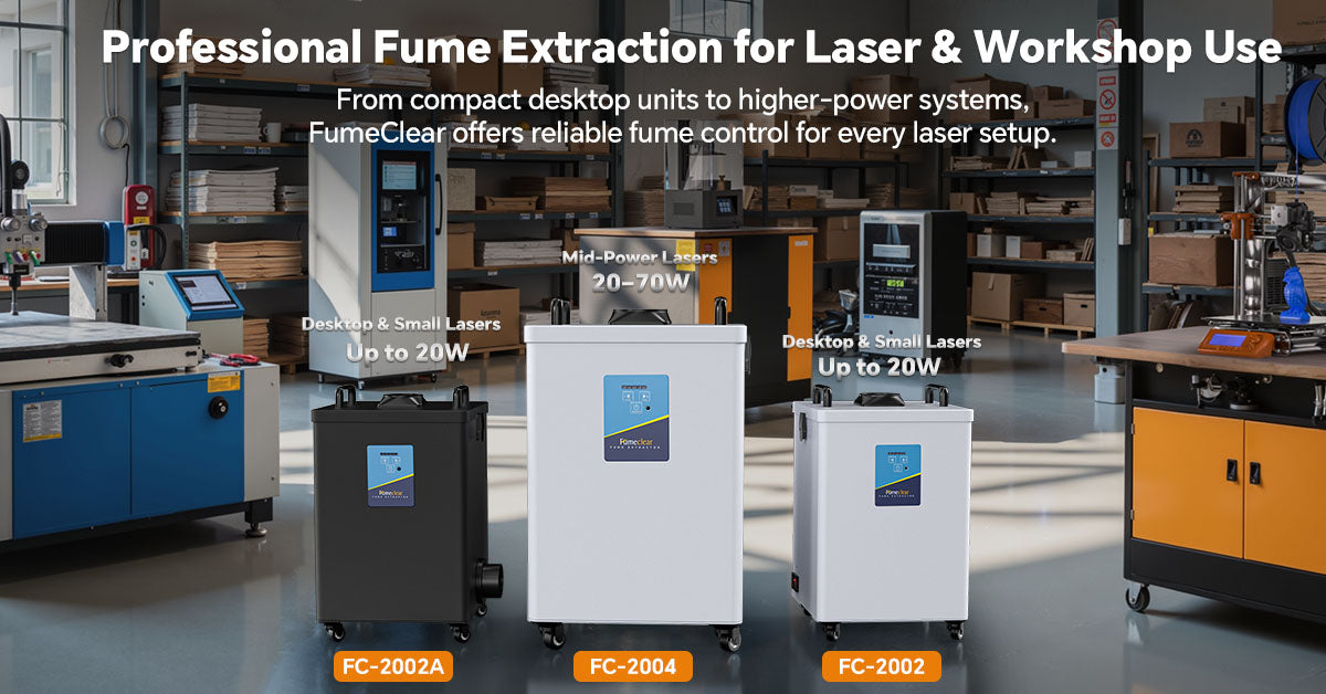 FumeClear 2000 Series Fume Extractors for Laser & More – Fumeclear