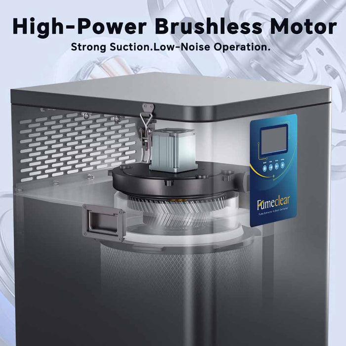 Fumeclear FC-700 high-power brushless motor dust collector with strong suction and low-noise operation