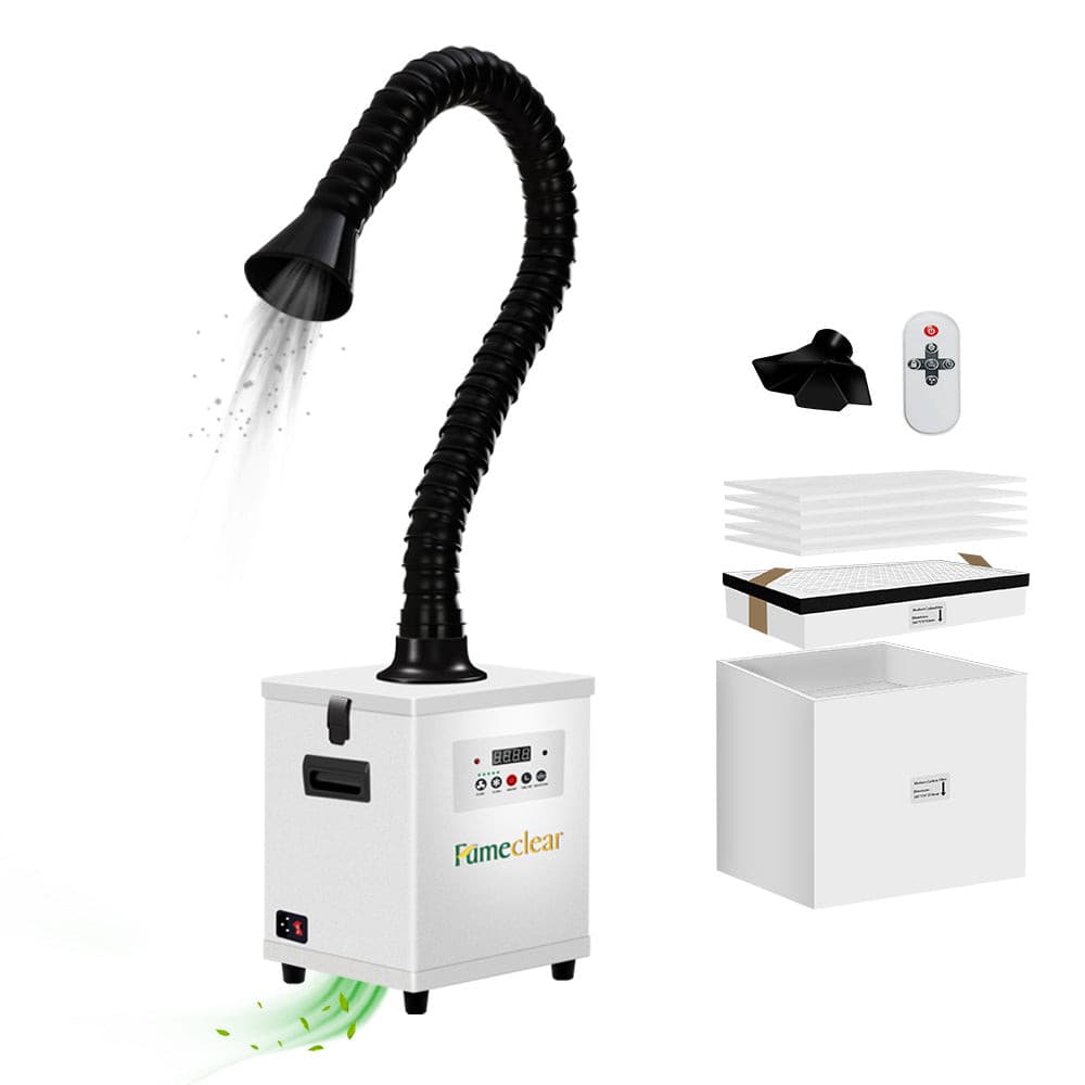 150W Solder Fume Extractor For Mini 3D Printer&Manual Welding.